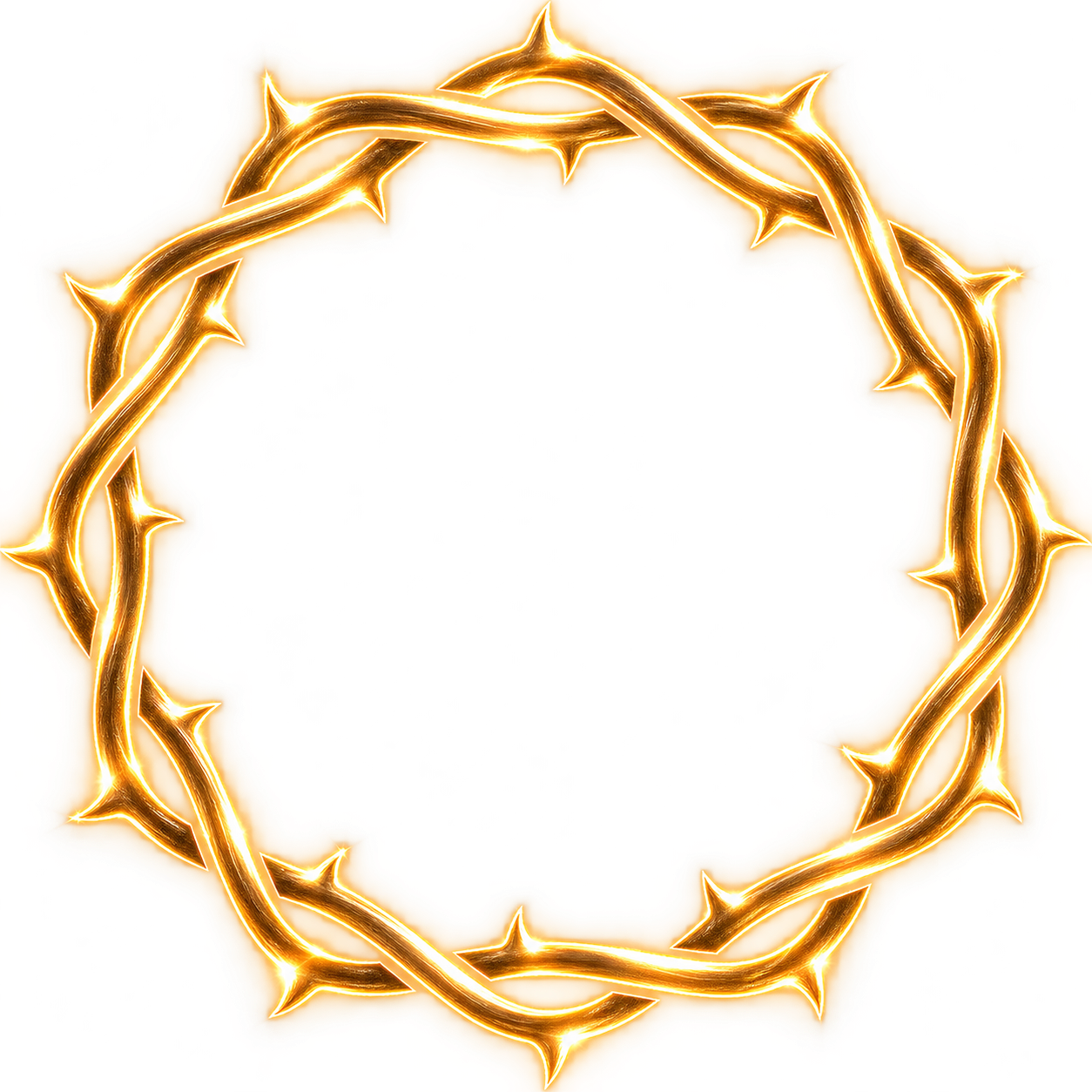 The True Kingdom glowing crown of thorns